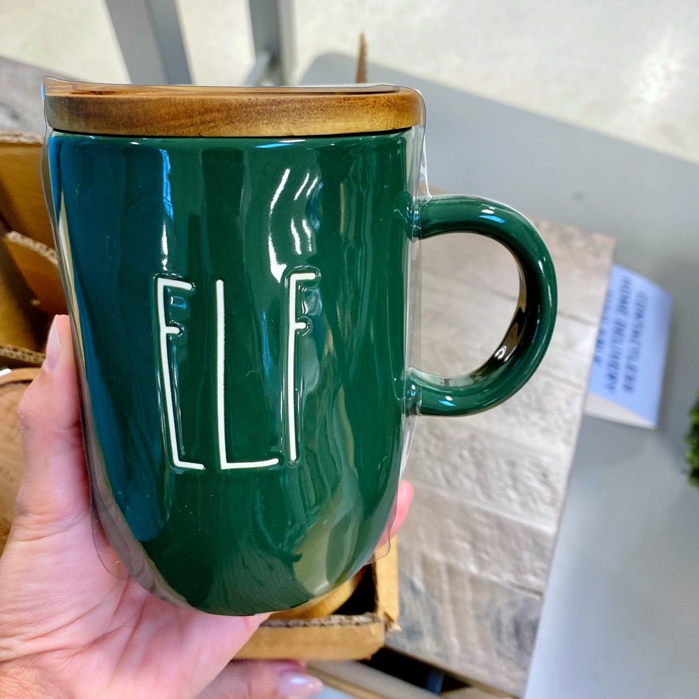 Rae Dunn Elf Christmas Mug